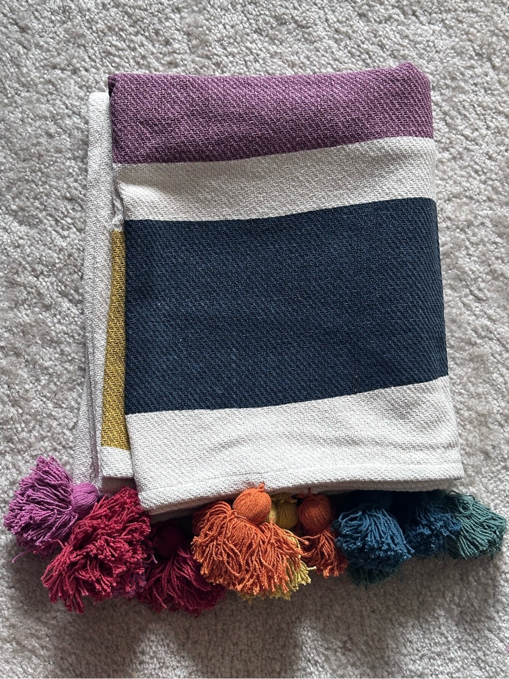 Primitives By Kathy - Rainbow Multi-Color Throw Blanket